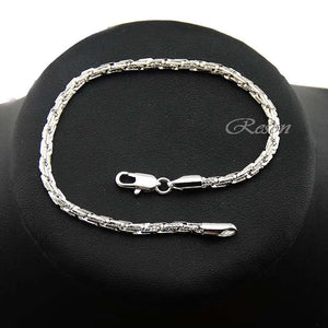 Yellow Rose Link Chain Cable Bracelet