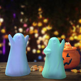 3D Ghost Crystal Epoxy Resin Mold Halloween Ornament Candle Silicone Mould