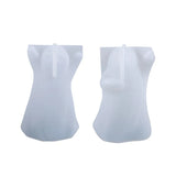 3D Ghost Crystal Epoxy Resin Mold Halloween Ornament Candle Silicone Mould