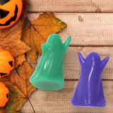 3D Ghost Crystal Epoxy Resin Mold Halloween Ornament Candle Silicone Mould
