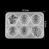 3D Sunflower Rose Flower Silicone Mold Cake Border Craft DIY Tools