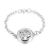 Stainless Steel Essential Oil Diffuser Bracelets Aromatherapy Jewellery