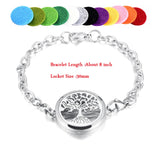 Stainless Steel Essential Oil Diffuser Bracelets Aromatherapy Jewellery