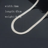 4mm 5mm 9mm Herringbone Necklace Chains Jewelry
