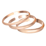 1pcs Rose Smooth Bracelet Bangle Openable Jewelry Dia.60mm