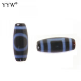 1pcs Natural Tibetan Agates Dzi Beads 20x8mm Oval Shape for Jewelry Making