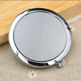 70mm Portable Metal Blank Compact Mirror Rose Gold for DIY Women Cosmetic Beauty