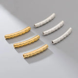 999 Pure Silver Embossed Buddhism Mantras Tube Beads Spacer Charms