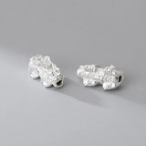 999 Pure Silver Fortune Mythical Beast Charm Beads