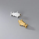 999 Pure Silver Lucky Fish Charm Beads 3D Carftwork DIY Necklace Bracelet