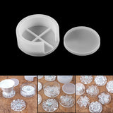 Resin Coaster Display Stand Mold for 4 Coasters Epoxy Resin Mould