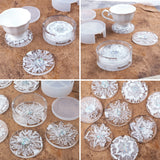 Resin Coaster Display Stand Mold for 4 Coasters Epoxy Resin Mould