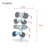 Acrylic Sunglass Display Rack Shelf Glasses Storage Eyeglasses Show Stand
