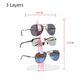 Acrylic Sunglass Display Rack Shelf Glasses Storage Eyeglasses Show Stand