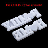 Alphabet Epoxy Resin Mold Silicone Casting for DIY Jewelry Making