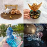 Angel UV Silicone Mold Mermaid Key Chain Pendant Earring Epoxy Resin Mould