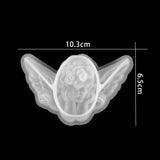 Angel UV Silicone Mold Mermaid Key Chain Pendant Earring Epoxy Resin Mould