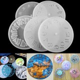 Arabic Numerals Clock Silicone Mold for DIY Jewelry Making