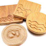 Bamboo Coaster Molds Plate UV Resin Wood Tray Dish Casting Mould