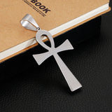 Egypt Symbol Stainless Steel Ankh Pendant Charm for Necklace DIY