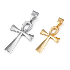 Egypt Symbol Stainless Steel Ankh Pendant Charm for Necklace DIY