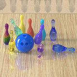 Bowling Ball Silicone Mold Crystal Epoxy Mold Casting Fun Play Set-up