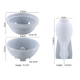 Bowling Ball Silicone Mold Crystal Epoxy Mold Casting Fun Play Set-up