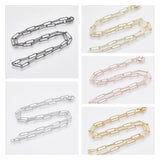 Brass Oval Paperclip Chain w/ Lobster Claw Clasps 18.3 inch