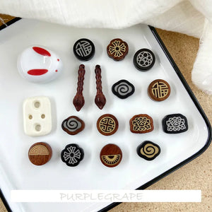 Buddha ancient jewelry wooden accessories earrings necklace DIY