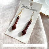 Buddha ancient jewelry wooden accessories earrings necklace DIY