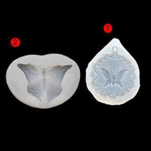 Butterfly Pattern Silicone Resin Mold for DIY Jewelry Making