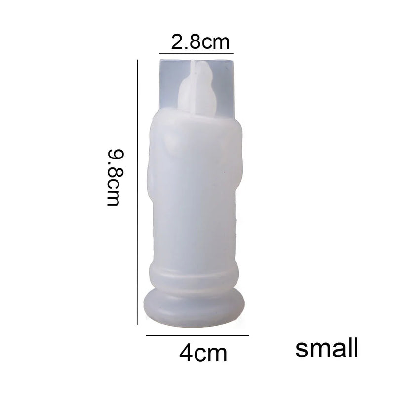 Candle Light Silicone Resin Mold for DIY Aromatherapy Candle Craft