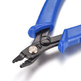 Carbon Steel Crimper Pliers Jewelry Making Red Plastic Handles