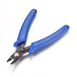 Carbon Steel Crimper Pliers Jewelry Making Red Plastic Handles