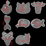 DIY Crystal Epoxy Mold Pendant Silicone Mold for Jewelry Making