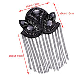Metal Tassel Epaulette Shoulder Brooch Jewelery Spikes Blazer Accessories