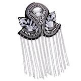 Metal Tassel Epaulette Shoulder Brooch Jewelery Spikes Blazer Accessories