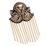 Metal Tassel Epaulette Shoulder Brooch Jewelery Spikes Blazer Accessories