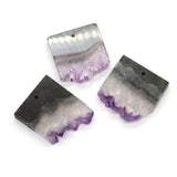 Classic Amethyst Pendant Retro Style Stone Necklace Jewelry Gift
