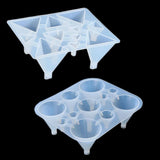 1pcs Clear Pyramid Cones Silicone Resin Mold Craft of different Sizes