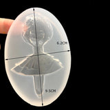 Clear Silicone Mold for Ballerina Girl Dancer Resin