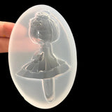 Clear Silicone Mold for Ballerina Girl Dancer Resin