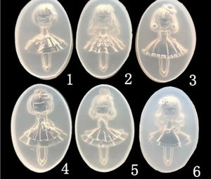 Clear Silicone Mold for Ballerina Girl Dancer Resin