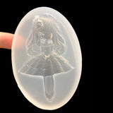 Clear Silicone Mold for Ballerina Girl Dancer Resin