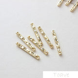 Copper Plated 18K Zircon Double Hanging DIY Material