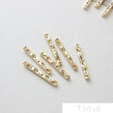 Copper Plated 18K Zircon Double Hanging DIY Material