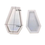 Crystal Coffin Storage Box Silicone Resin Mold Halloween Gothic Container Epoxy