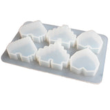 Crystal Silicone Epoxy Mould Pixel Love Shape Resin Mold DIY Jewelry Craft