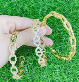 Crystal Zircon Enamel Bangle for Women Adjustable Open Cuff Bangles