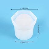 Resin Silicone Mold for Cup Vase Pen Holder Makeup Brush Organizer
